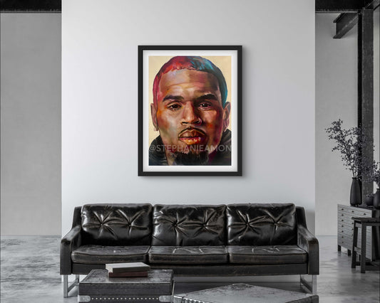 Chris Brown Print